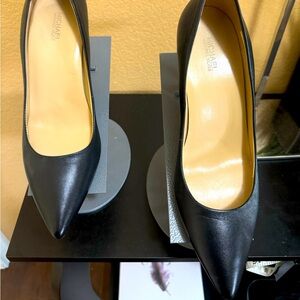 Michael Kors Black Leather Pumps